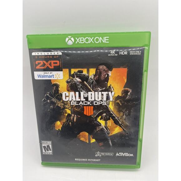 Call of Duty: Black Ops 4 - Microsoft Xbox One Rare Walmart Exclusive Complete - Picture 1 of 8